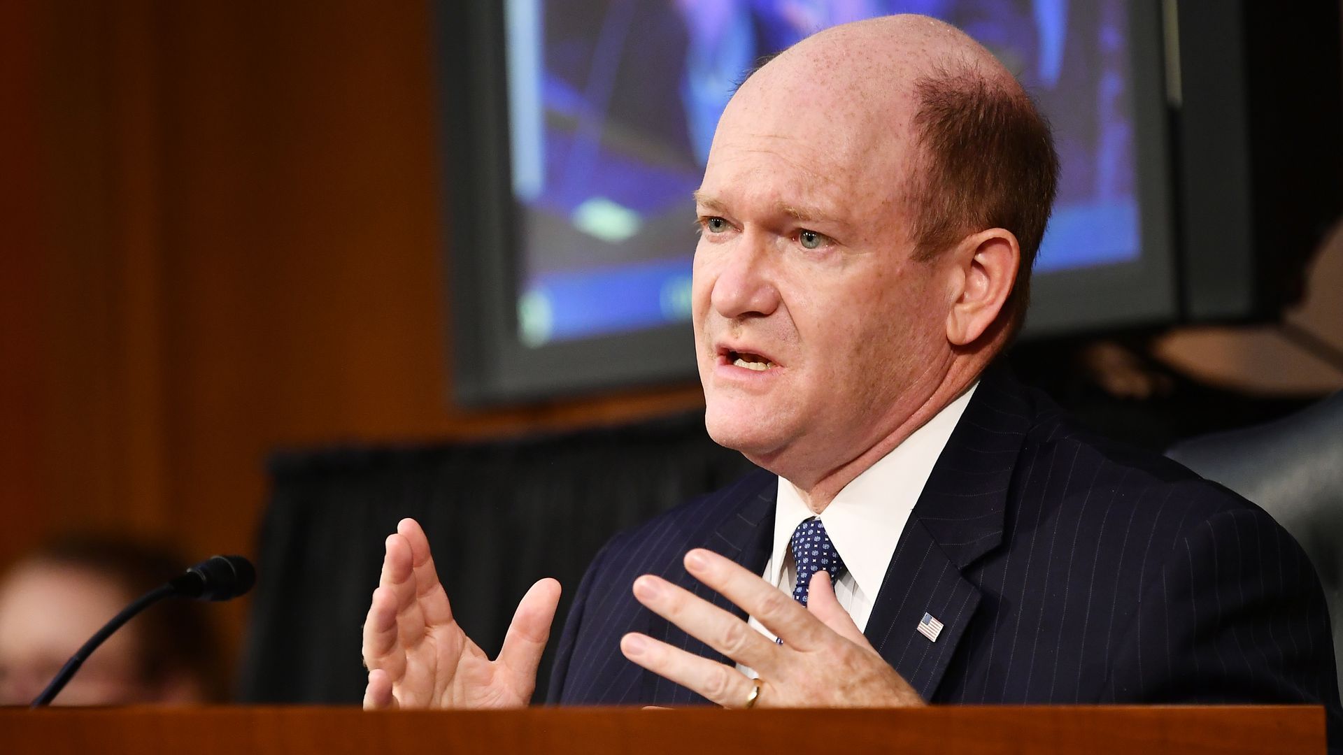 Sen. Chris Coons (D-Del.) Photo: Mandel Ngan-Pool/Getty Images