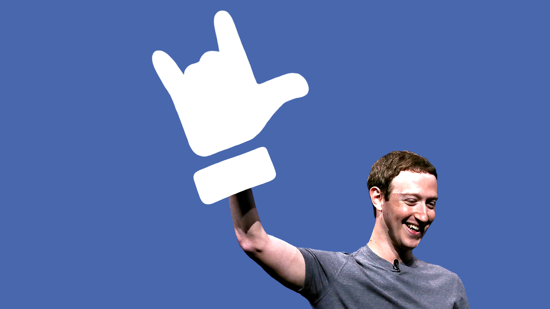 Illustration of Mark Zuckerberg 