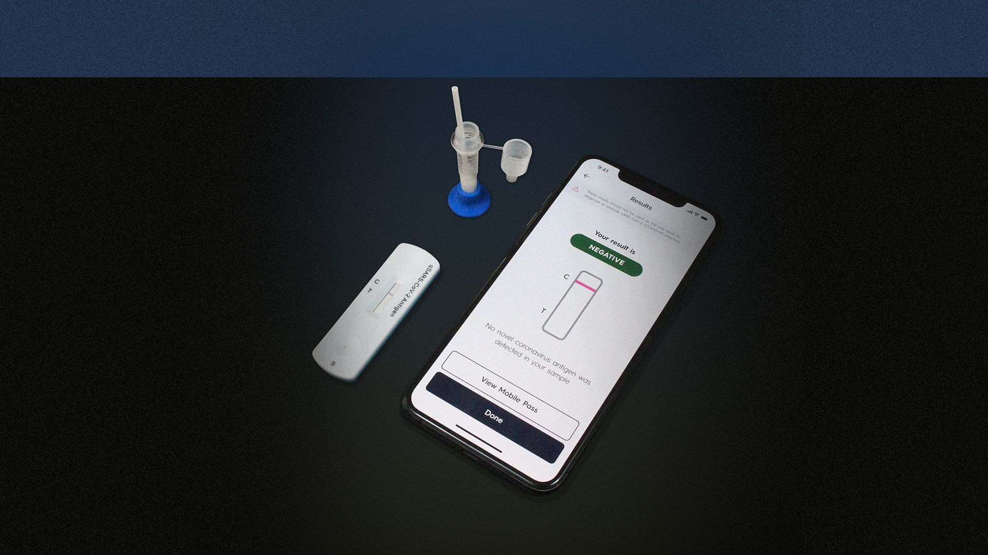 Image of the Cellux/Gauss rapid at-home COVID-19 test