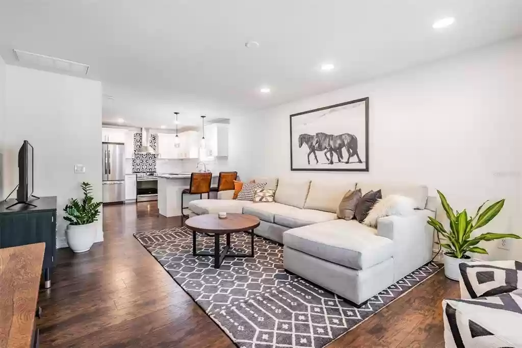 Living room area at 5903 N 15th St, Tampa, FL