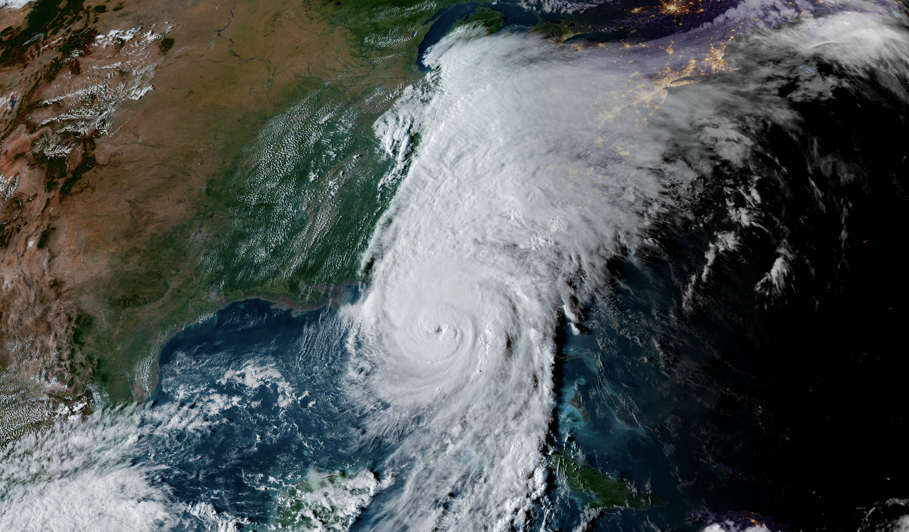 A satellite view of 2024's Hurricane Helene on Sept. 26, 2024.