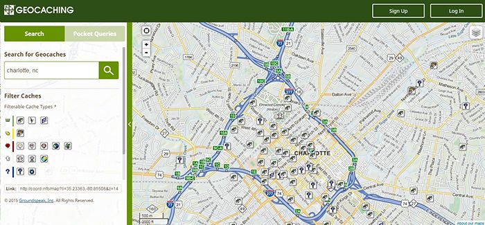 Geocaching-Charlotte-NC