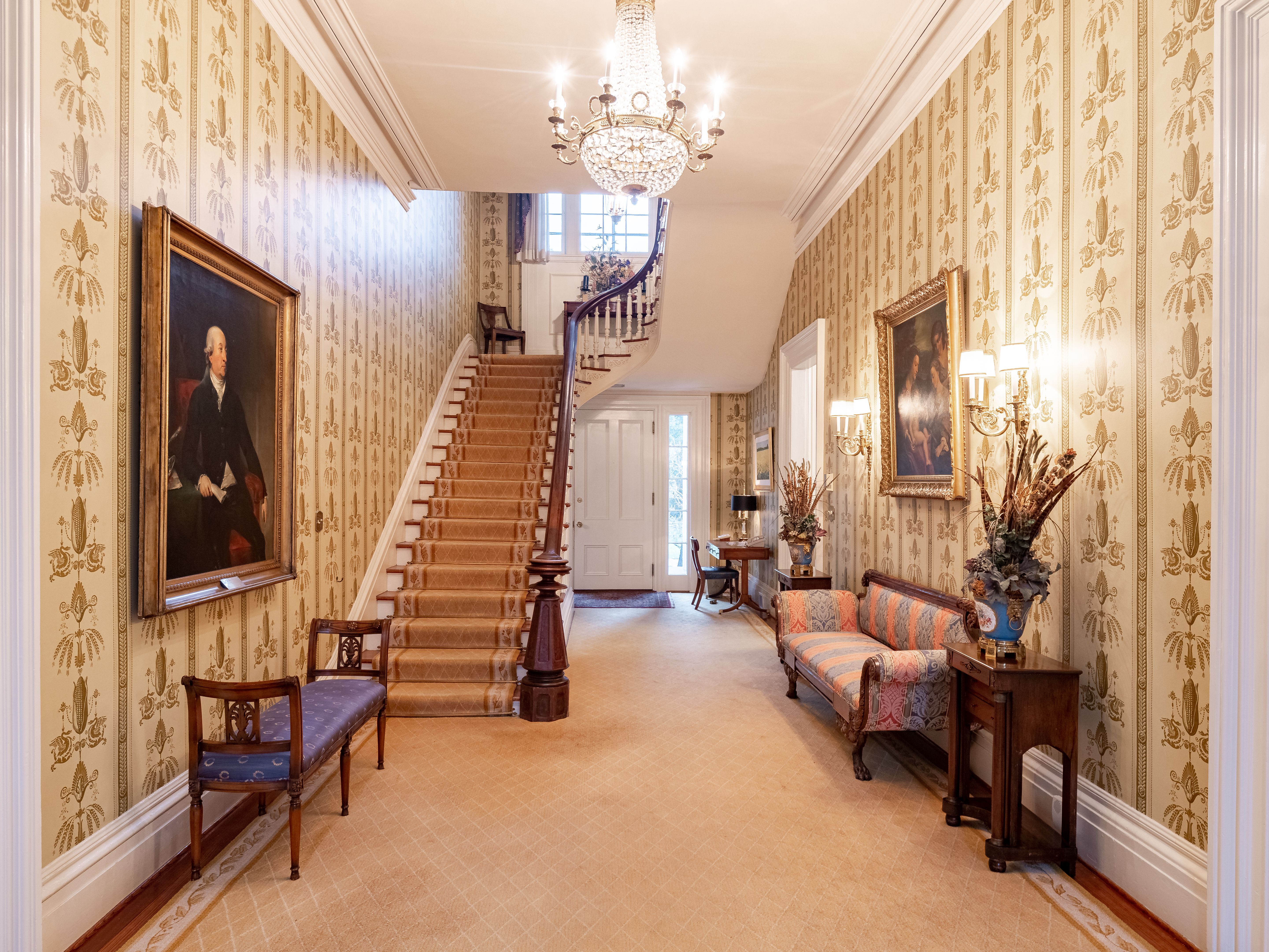 Main entrance of the home.