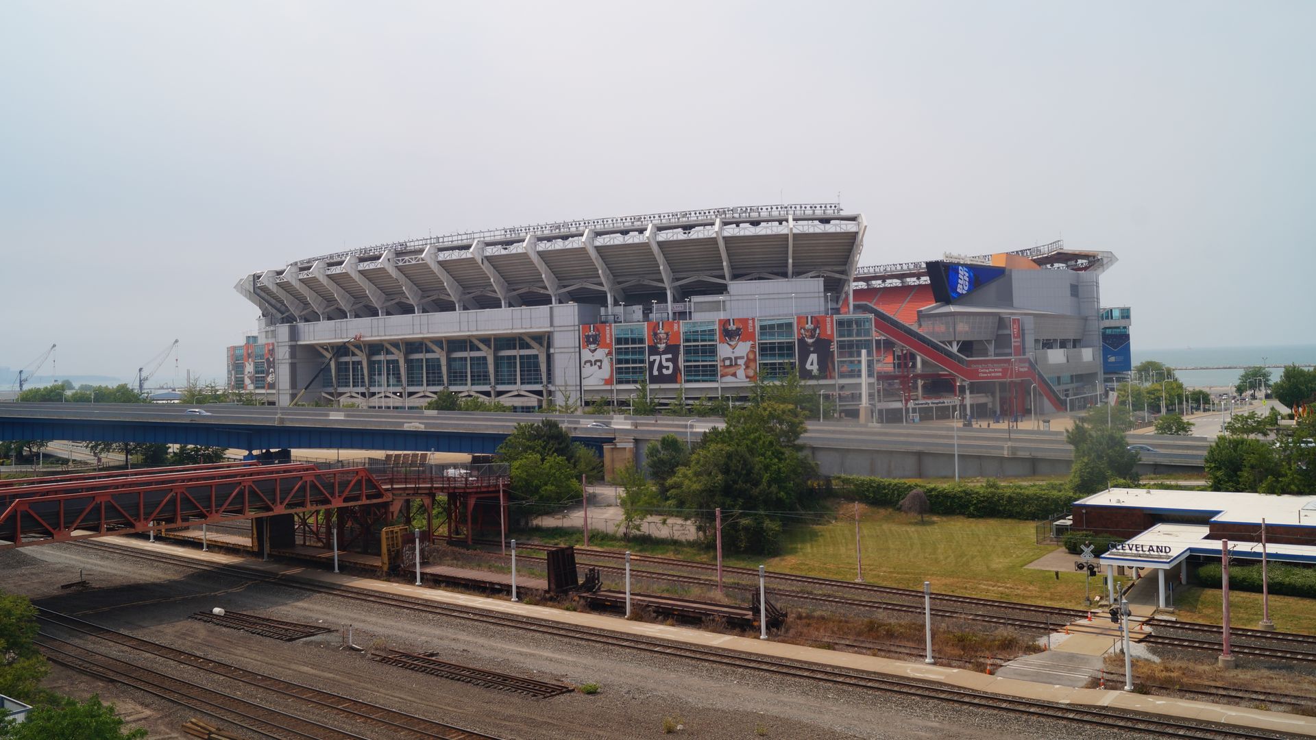 A picture of Cleveland Browns Stadium 