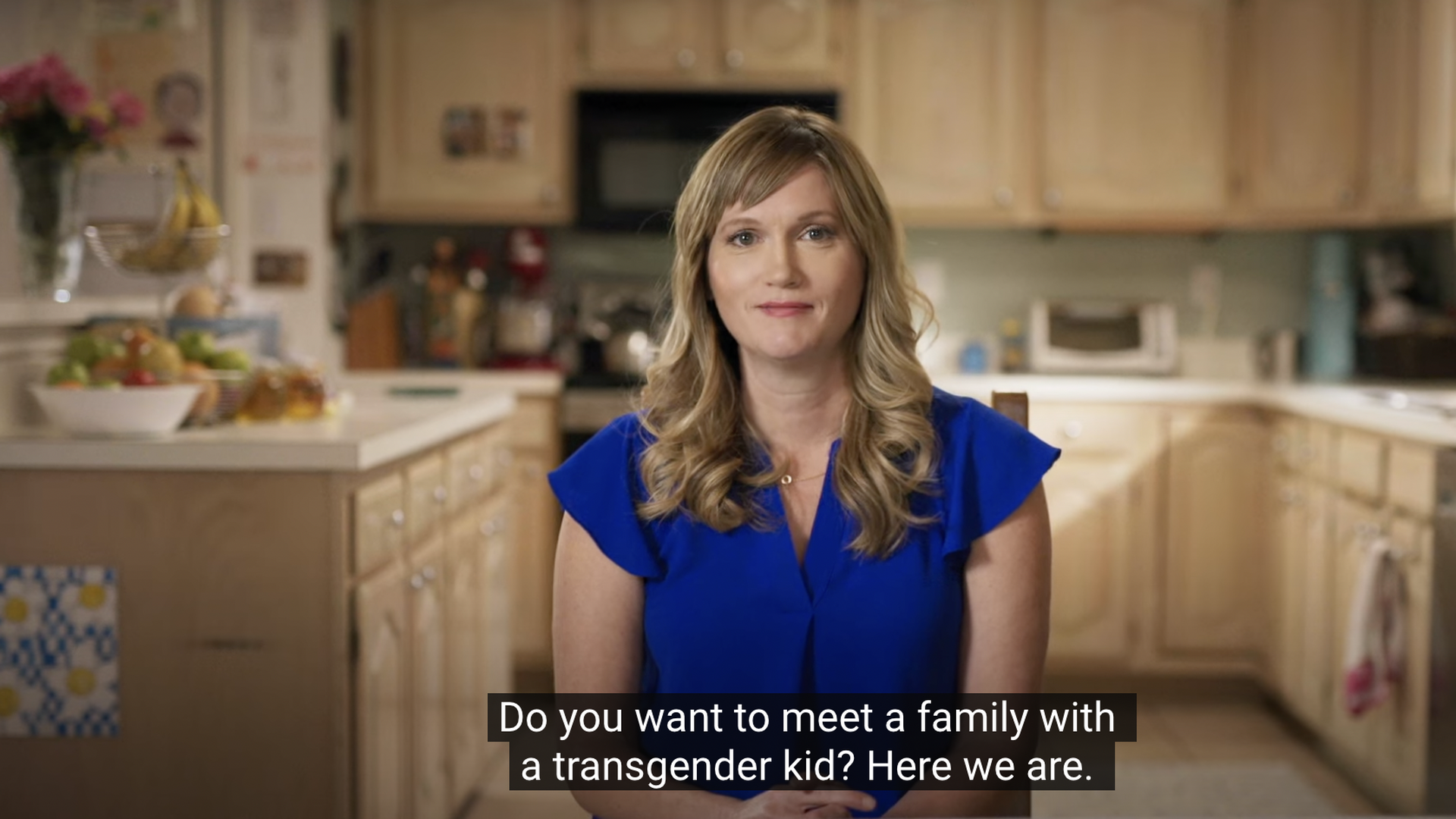 A mom in her kitchen