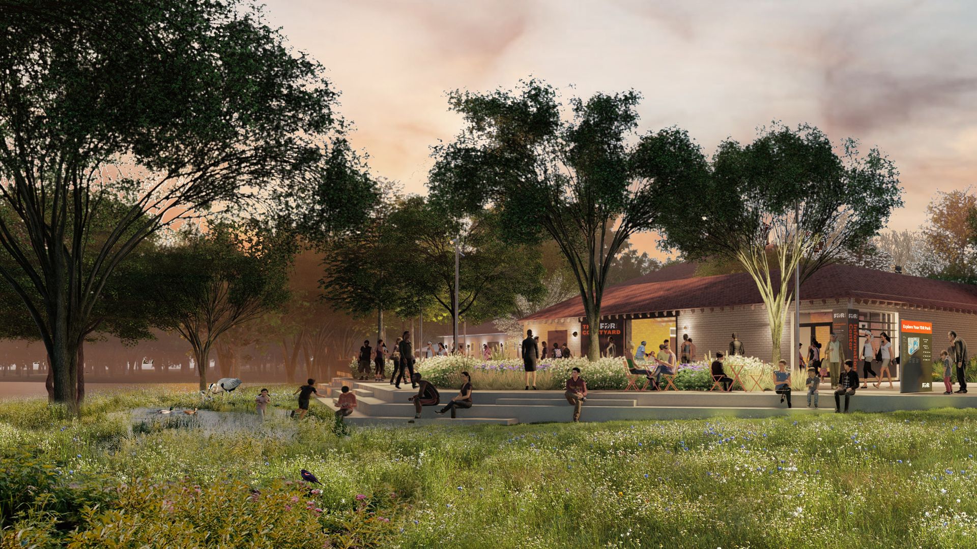 Renderings of FDR park upgrades