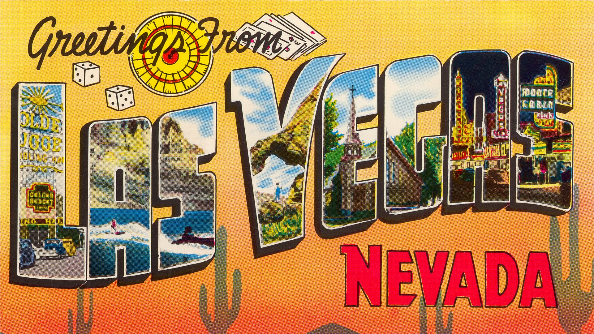 Las Vegas postcard