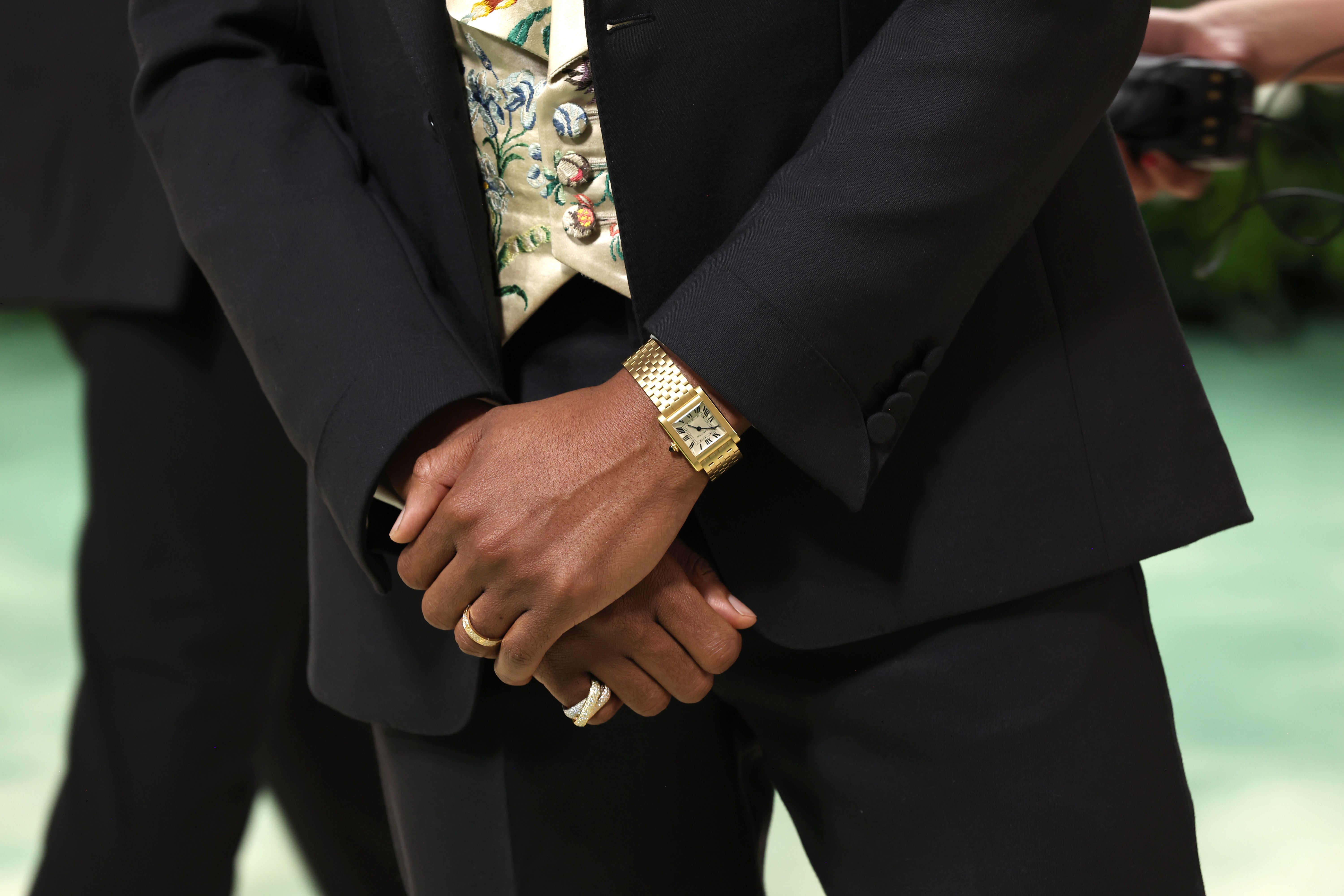 Photo shows Jon Batiste's watch at the Met Gala.