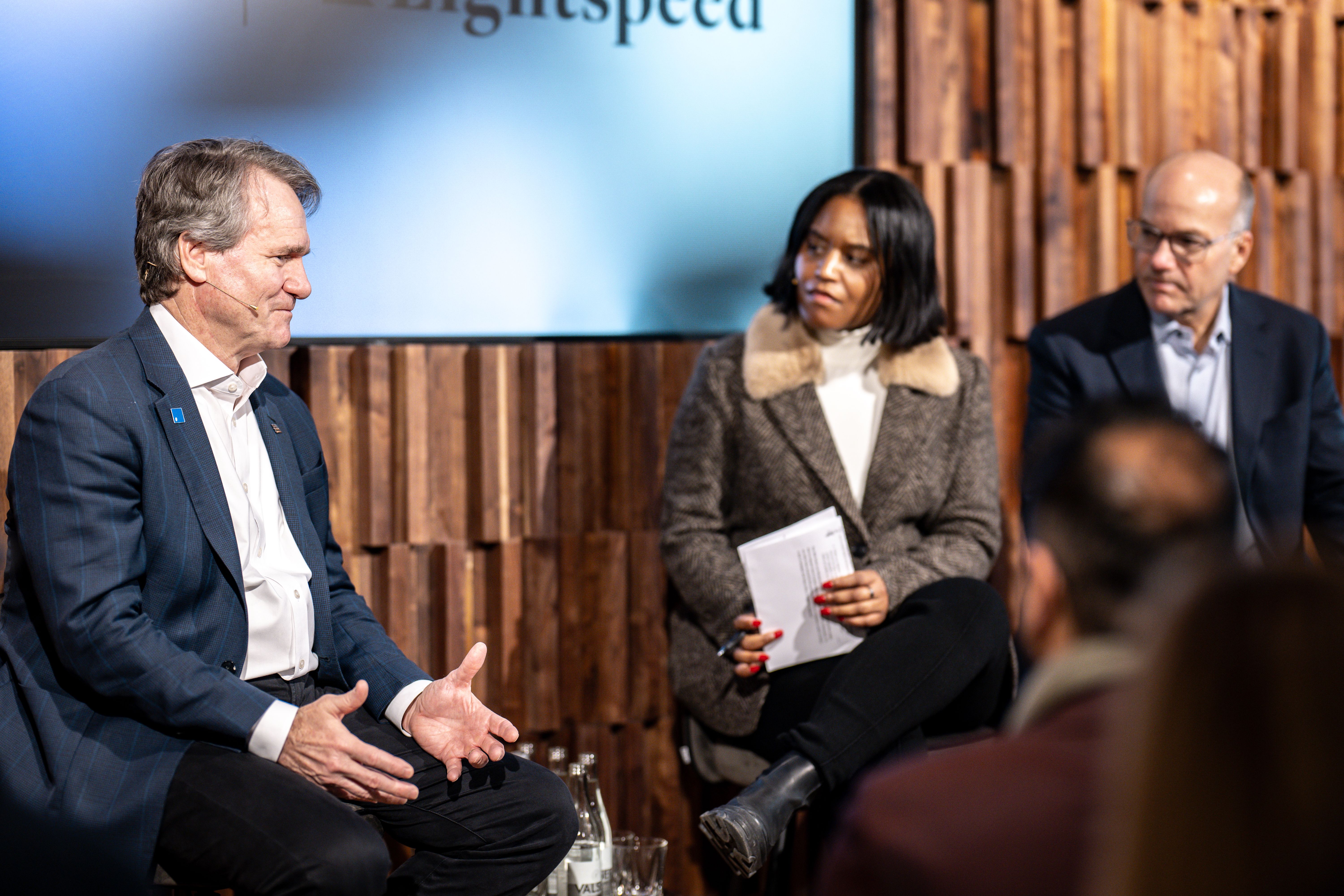 Brian Moynihan, Courtenay Brown and Mike Allen