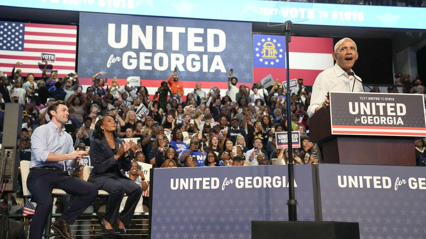 Georgia's early voting surge fuels final campaign push
