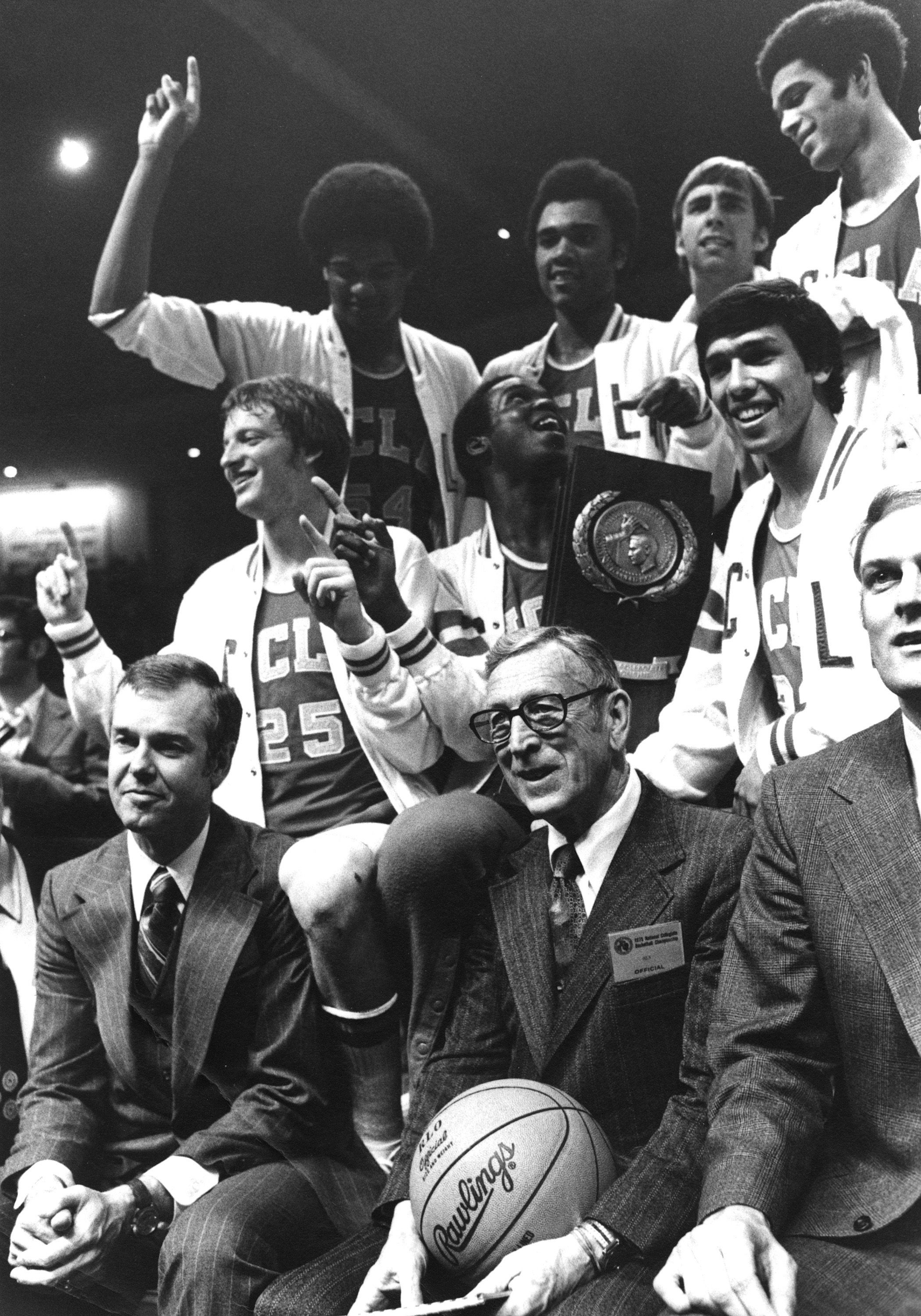 John Wooden and his UCLA Bruins