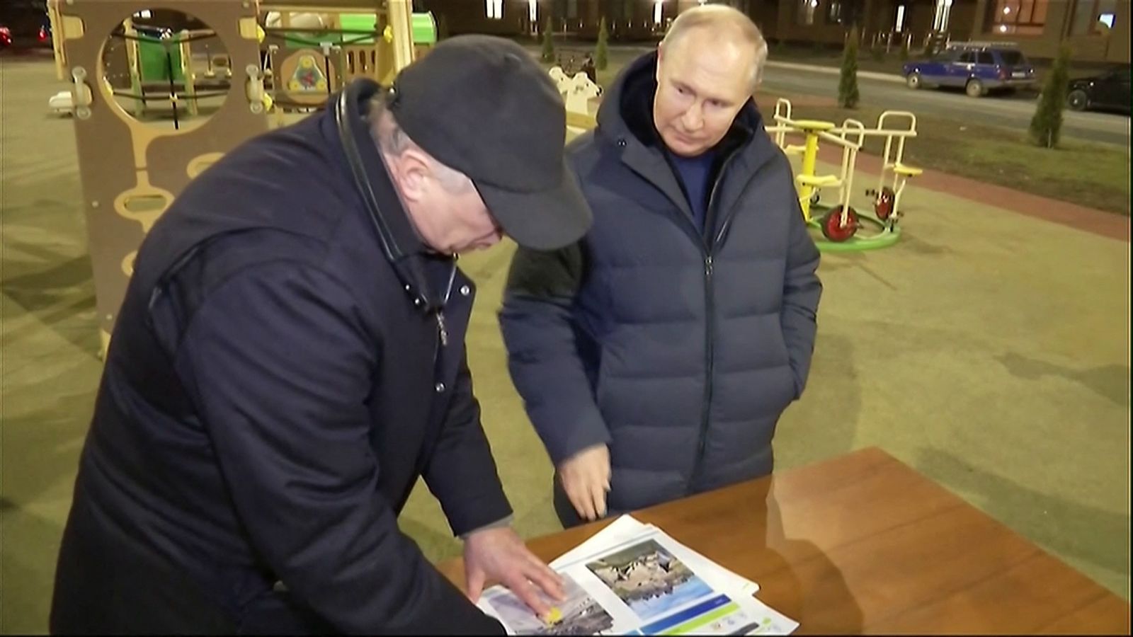 Russia's Vladimir Putin Makes Surprise Visit To Ukrainian City Of Mariupol