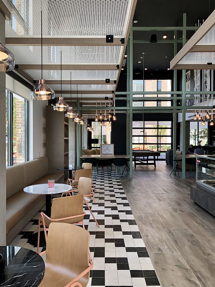 NOVEL Loso Station coffee shop seating