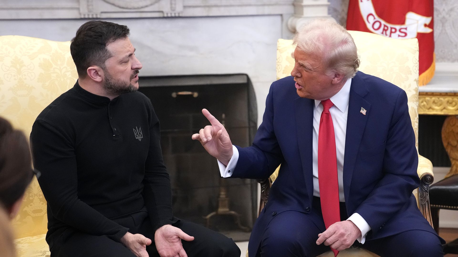 President Trump scolds Ukraine President Volodymyr Zelensky in the Oval Office.