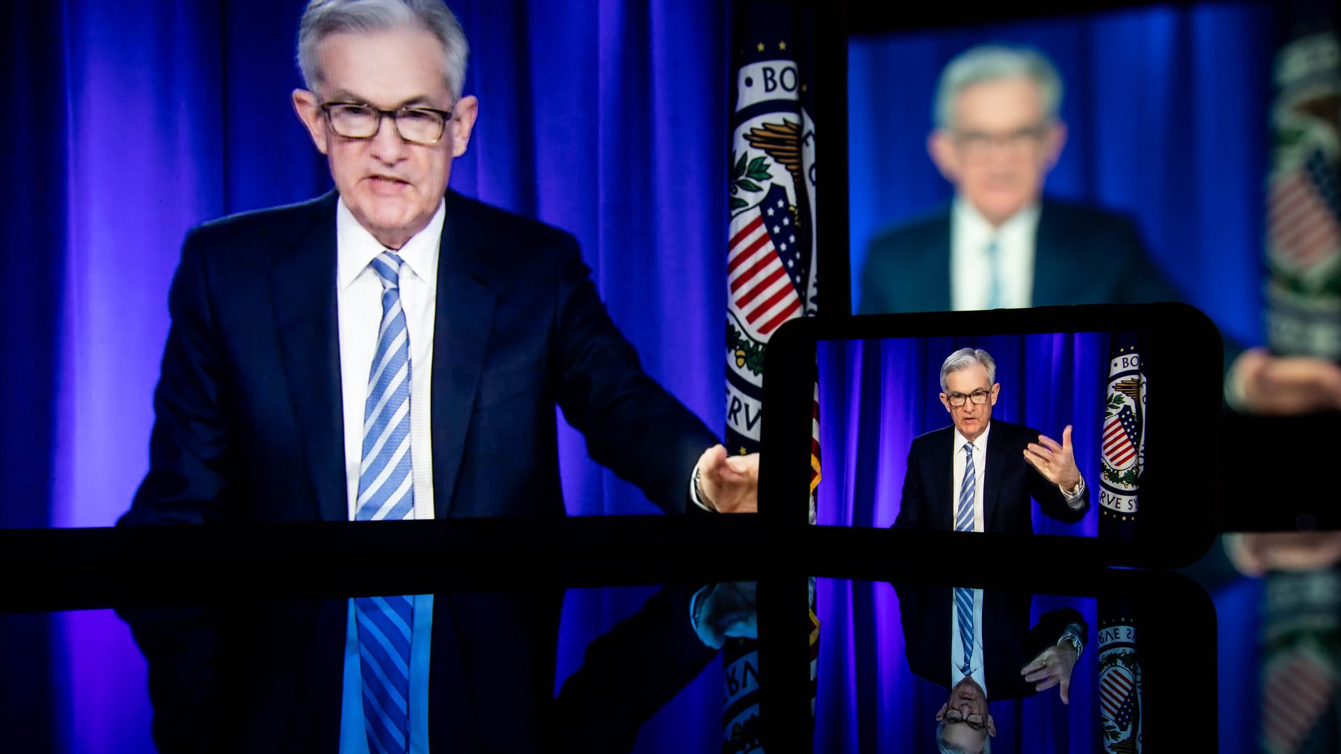 Fed chair Jerome Powell in December 2021