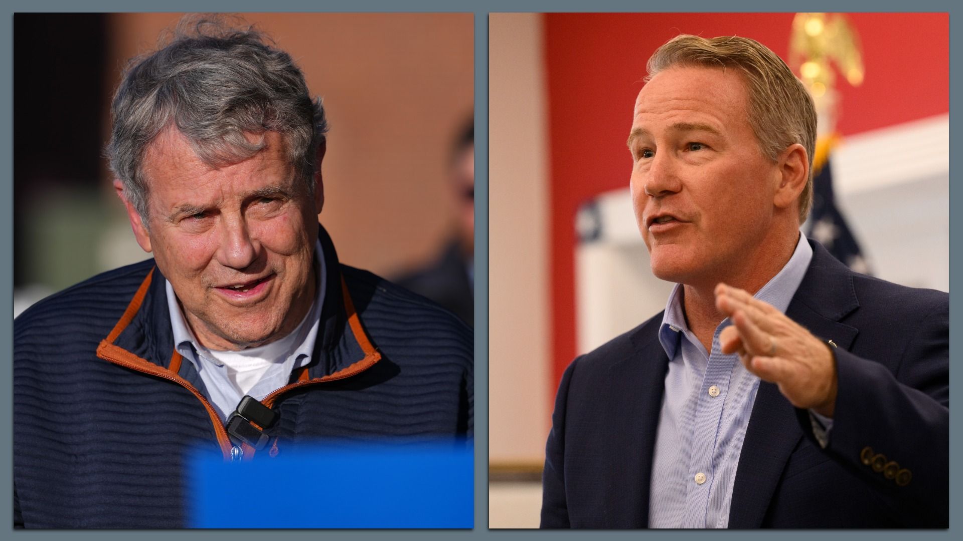 Brown Racing Chair Husted and Brown battle for high-profile Senate seat - Axios Columbus