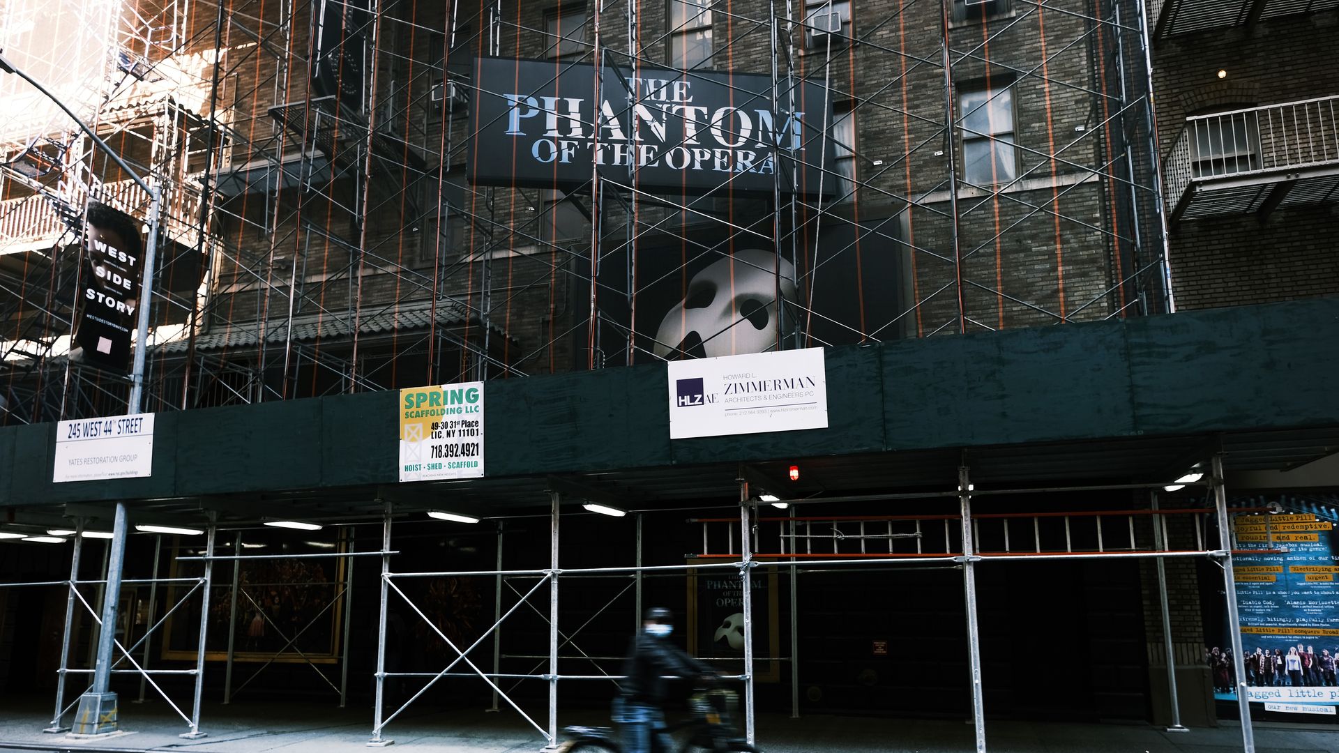 a shuttered phantom of the opera show