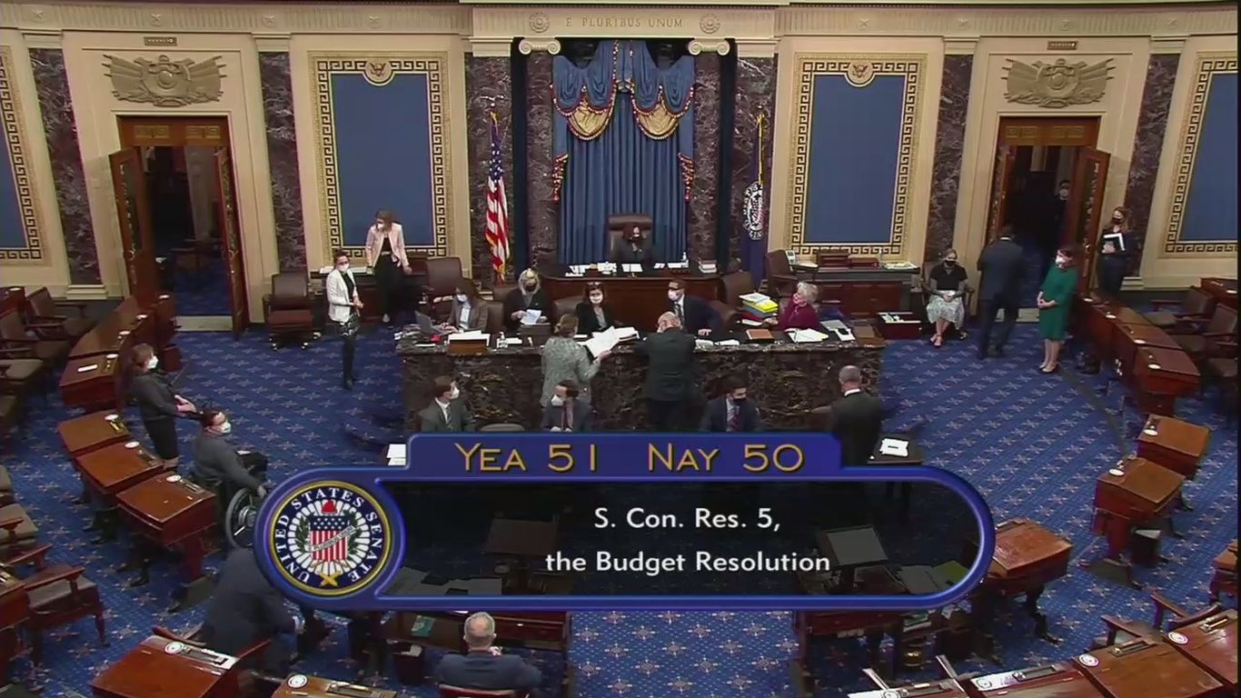 Both Chambers Pass Budget Resolution, Paving The Way For Biden's Relief ...