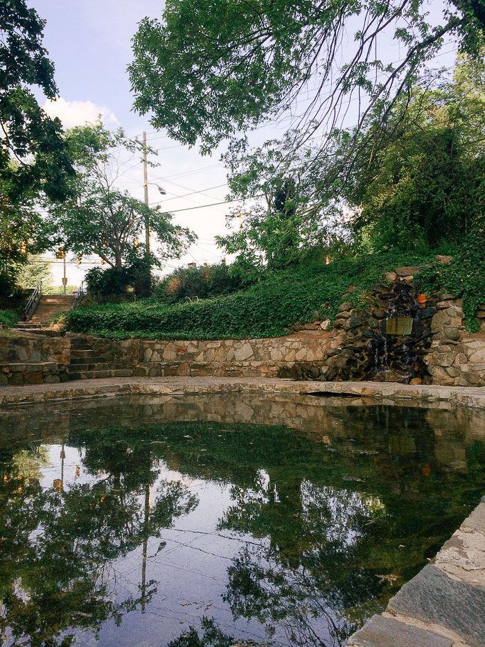 Independence Park reflecting pool