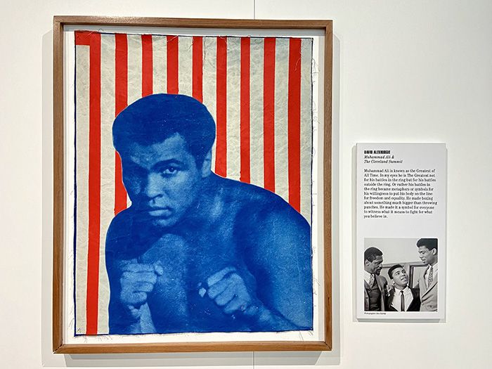 Muhammad Ali portrait. Photo: Ashley Mahoney/Axios 