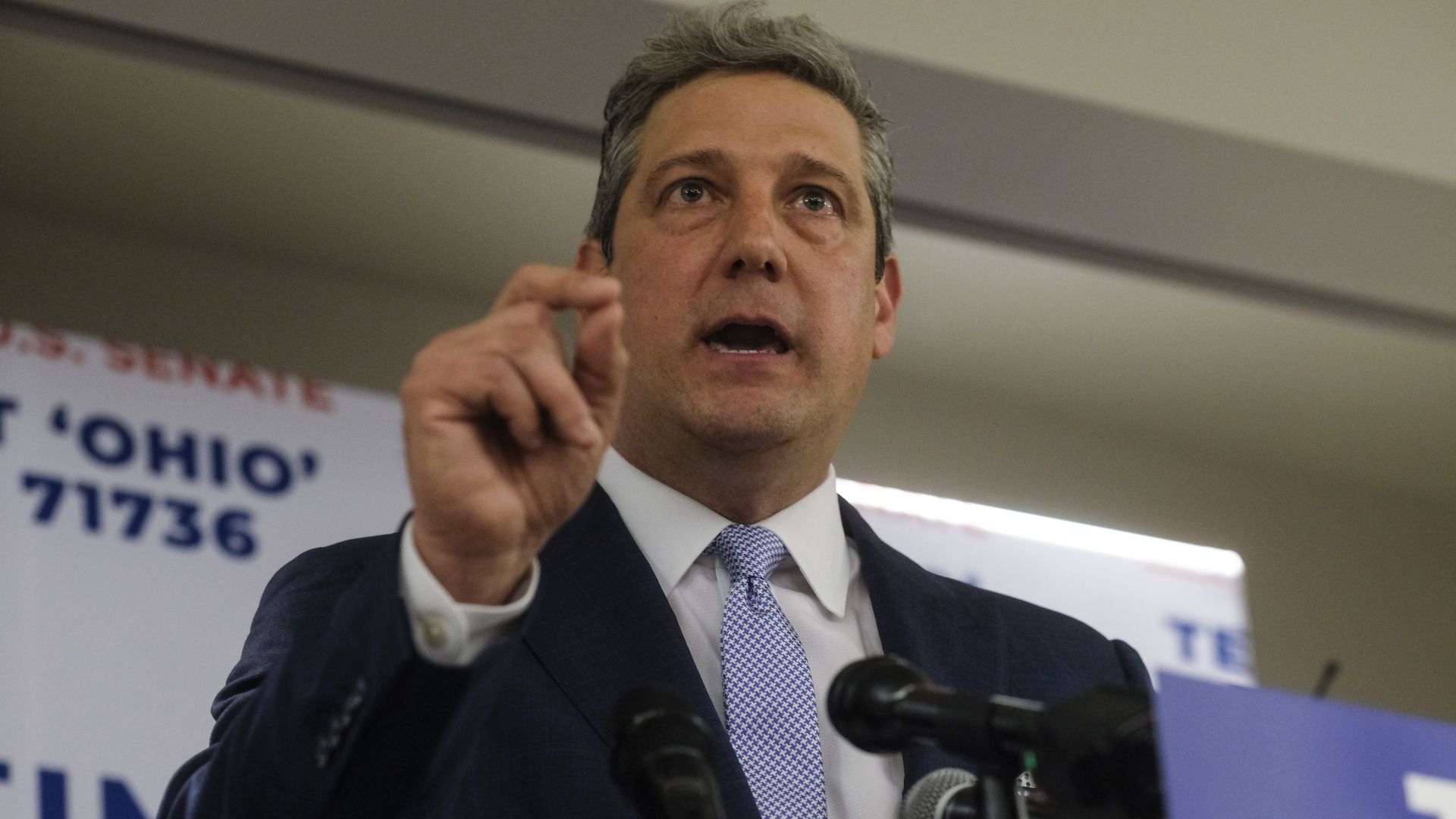 U.S. Senate candidate Tim Ryan at a campaign event. 