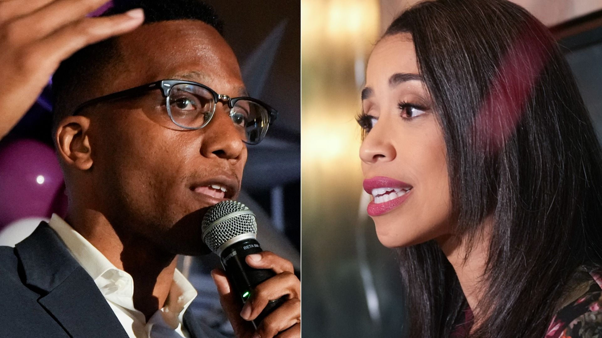 Christian Menefee and Amanda Edwards