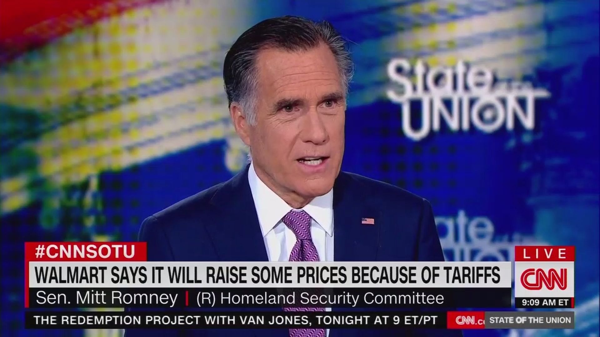 Mitt Romney defends Trump's China trade war tariffs as a "sacrifice"