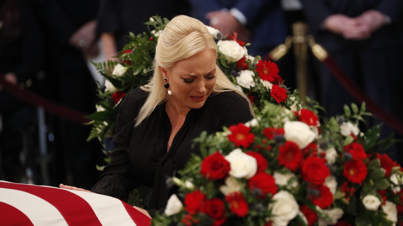 Meghan Mccain Rebukes Trump In Memorial Tribute To Her Father