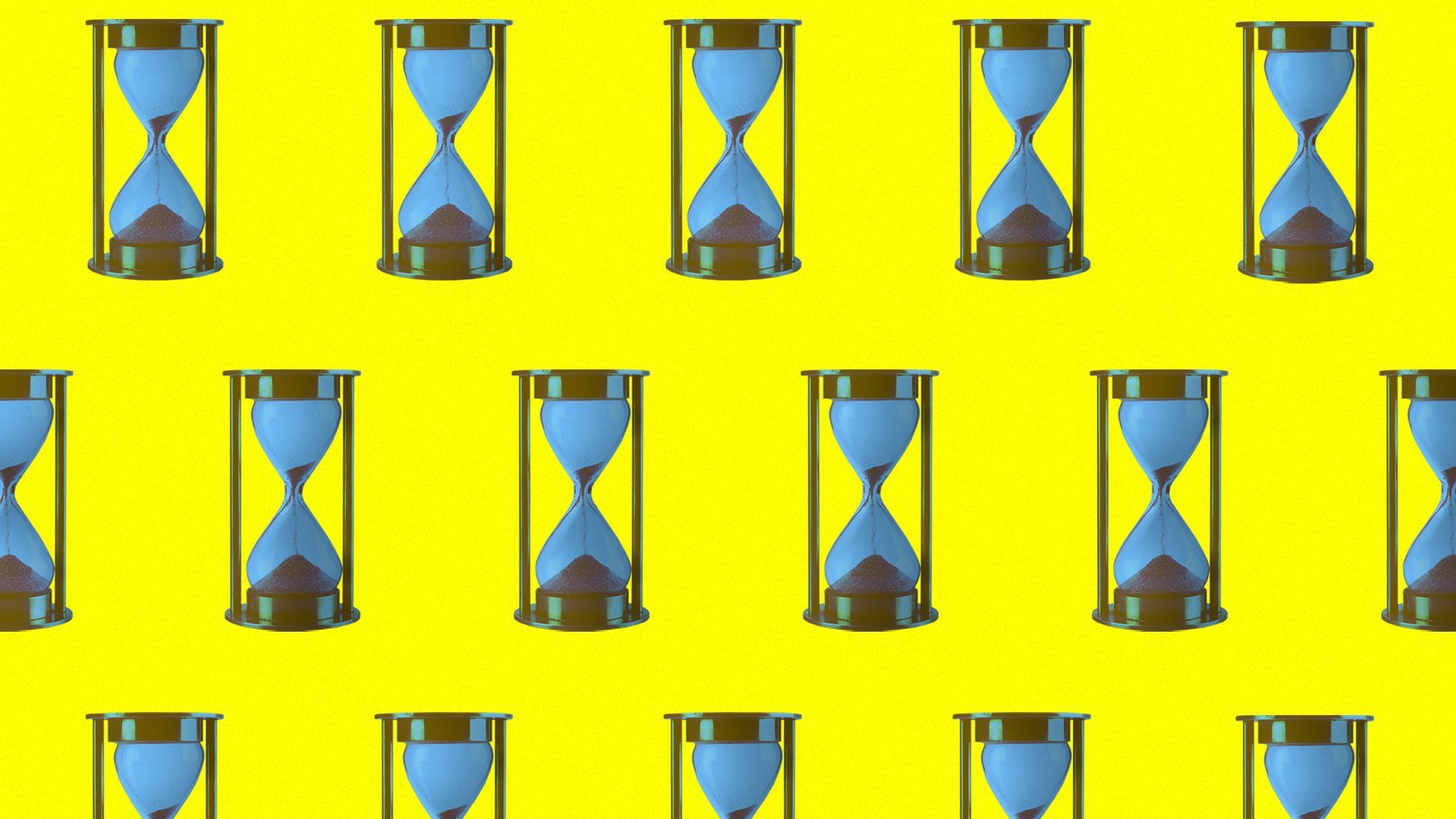 Illustration of a pattern of hourglasses