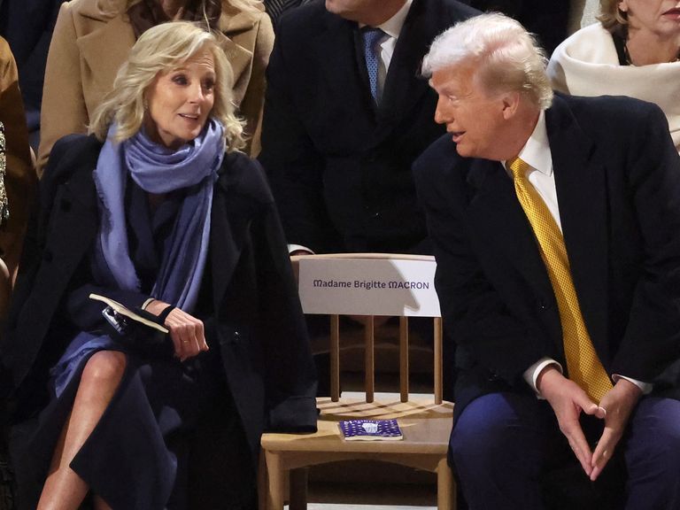 Trump uses photo with Jill Biden to sell perfumes, colognes range