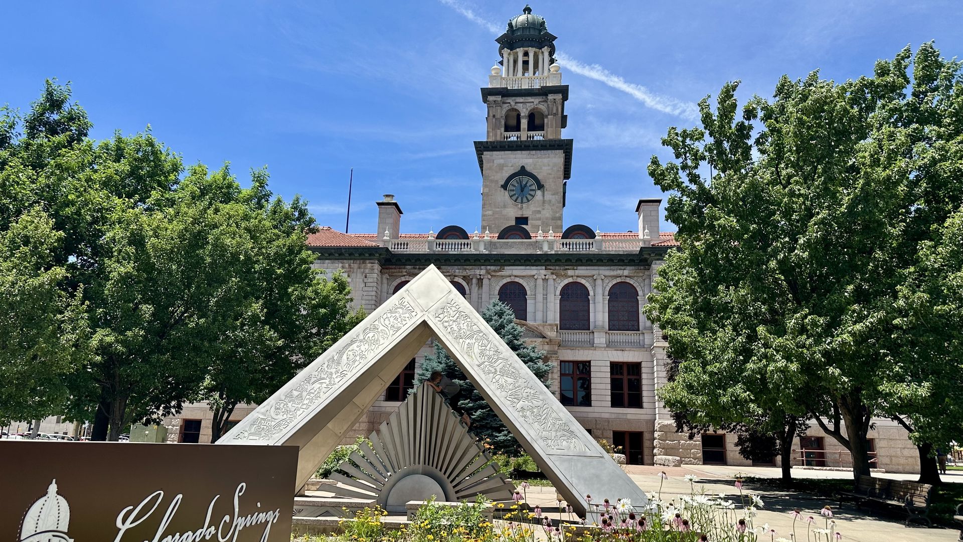 The Colorado Springs Pioneers Museum. Photo: John Frank/Axios
