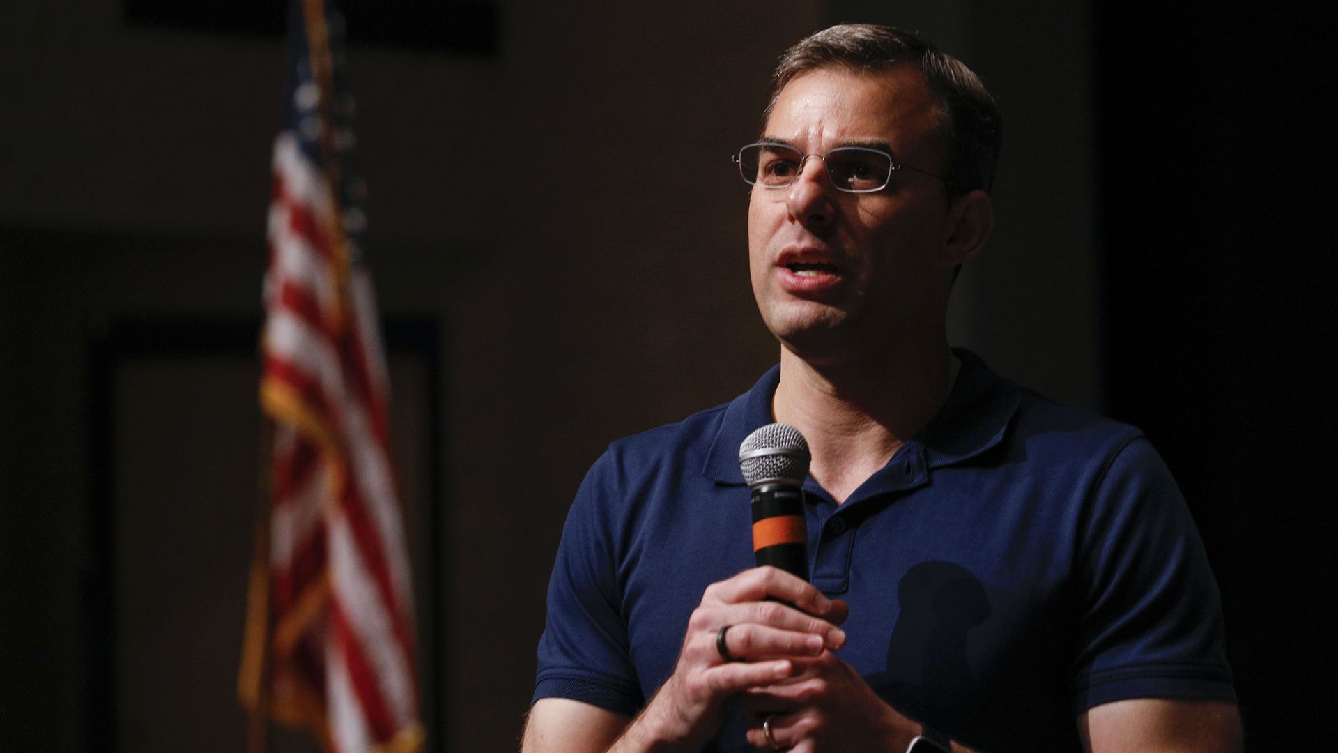 Rep. Justin Amash (R-MI) holds a Town Hall Meeting on May 28, 2019 in Grand Rapids, Michigan. 