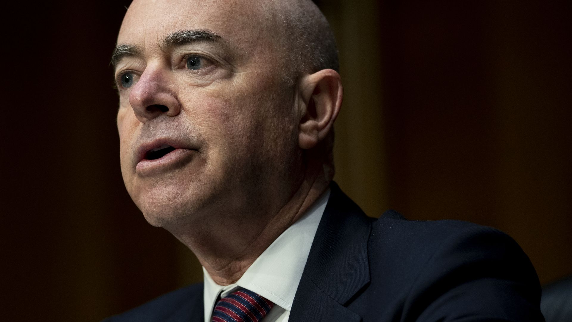 DHS Secretary Alejandro Mayorkas.