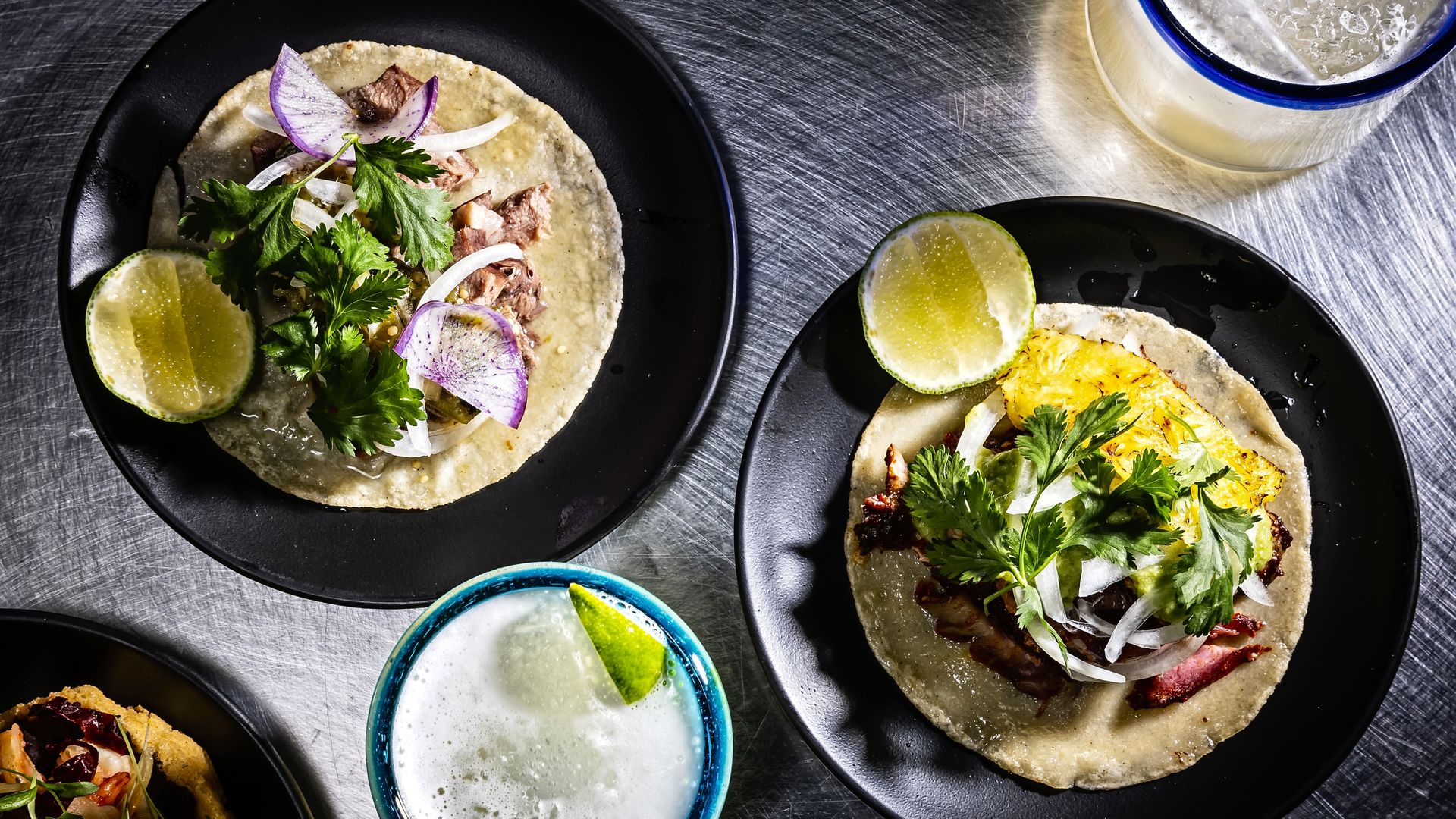 Lengua (left) and pastor tacos at Chicatana. Photo: Scott Suchman for The Washington Post via Getty Images