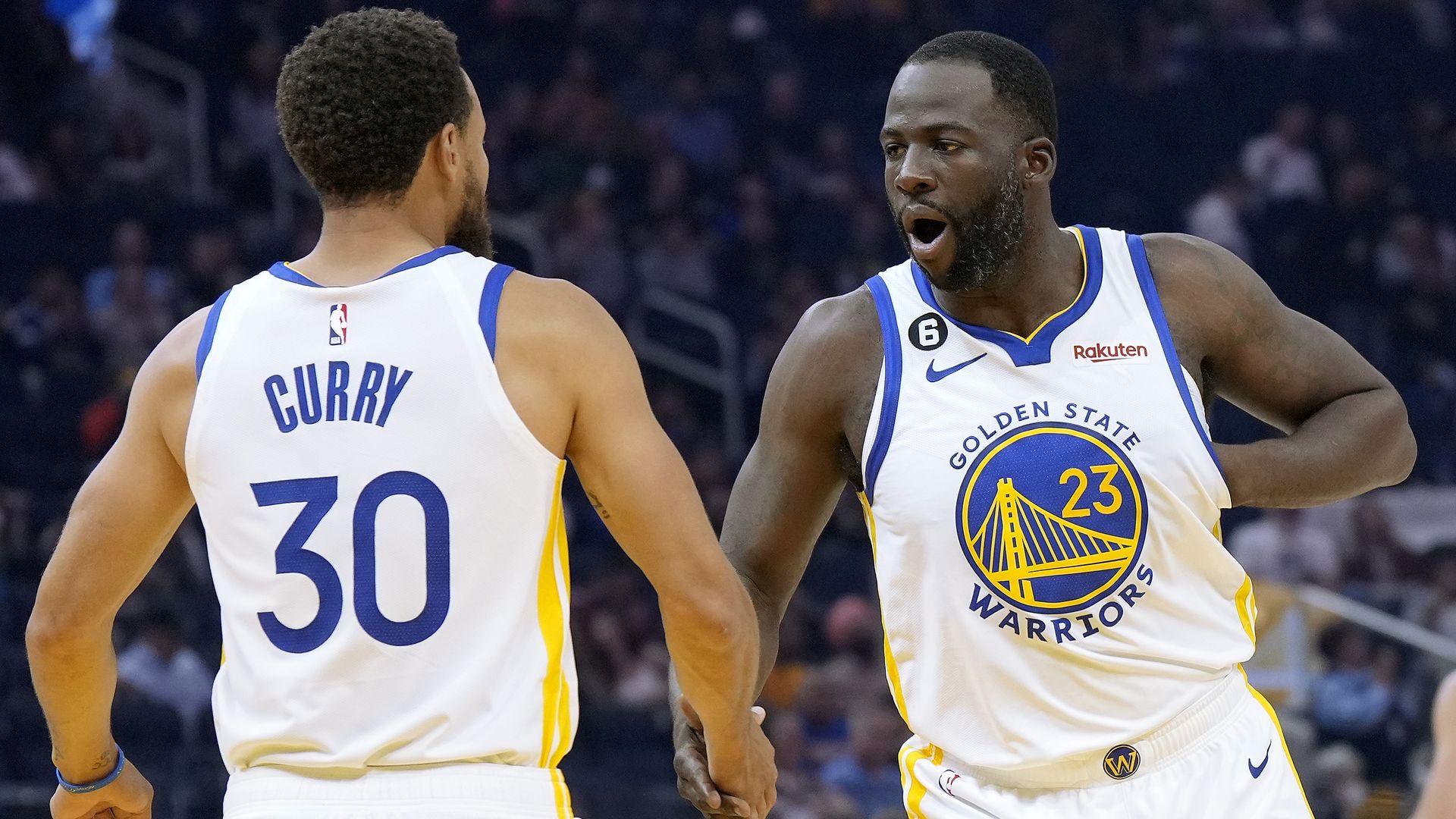 Stephen Curry and Draymond Green