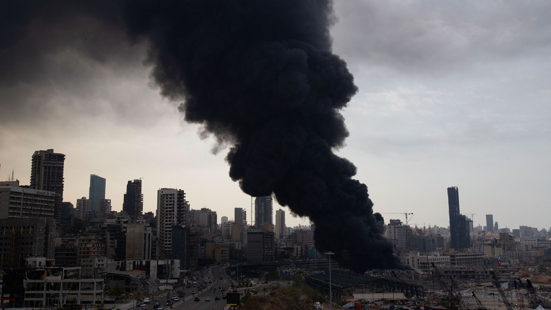 Fire in Beirut