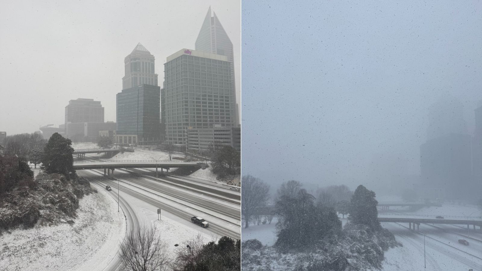 Charlotte sees one of its biggest snow days ever - Axios Charlotte