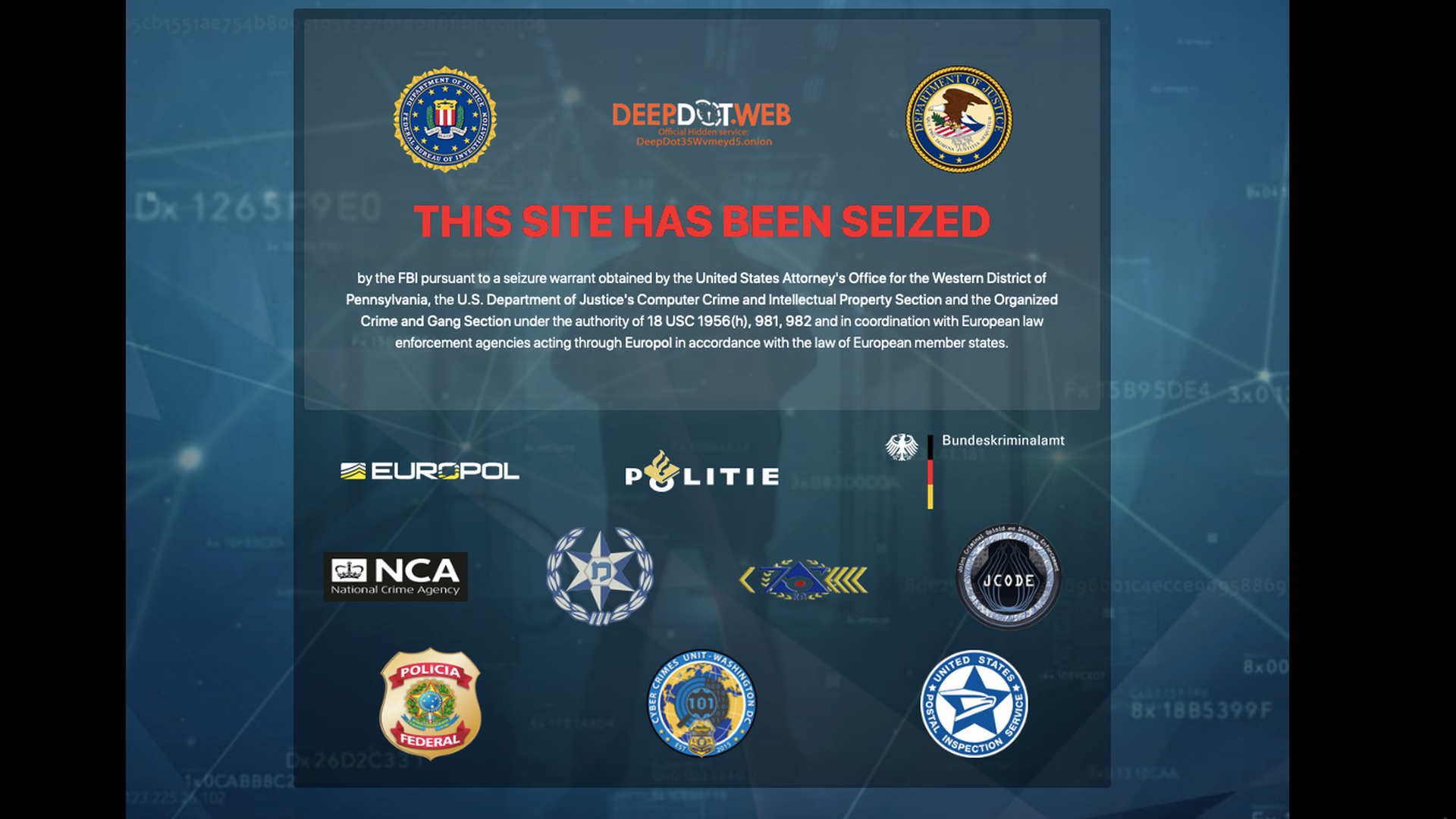Screenshot from Deepdotweb