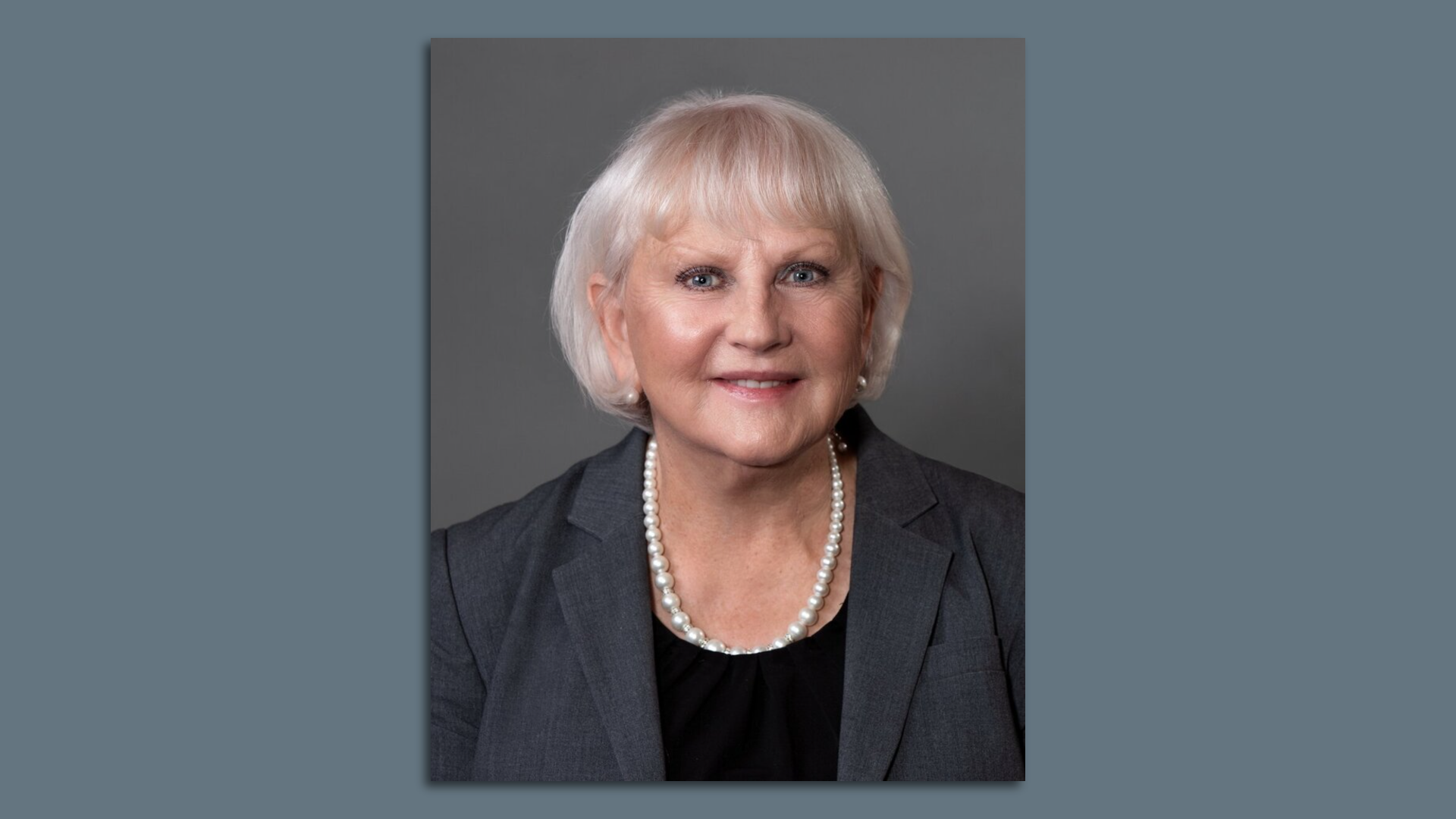 A portrait of Sen. Karen Mayne.