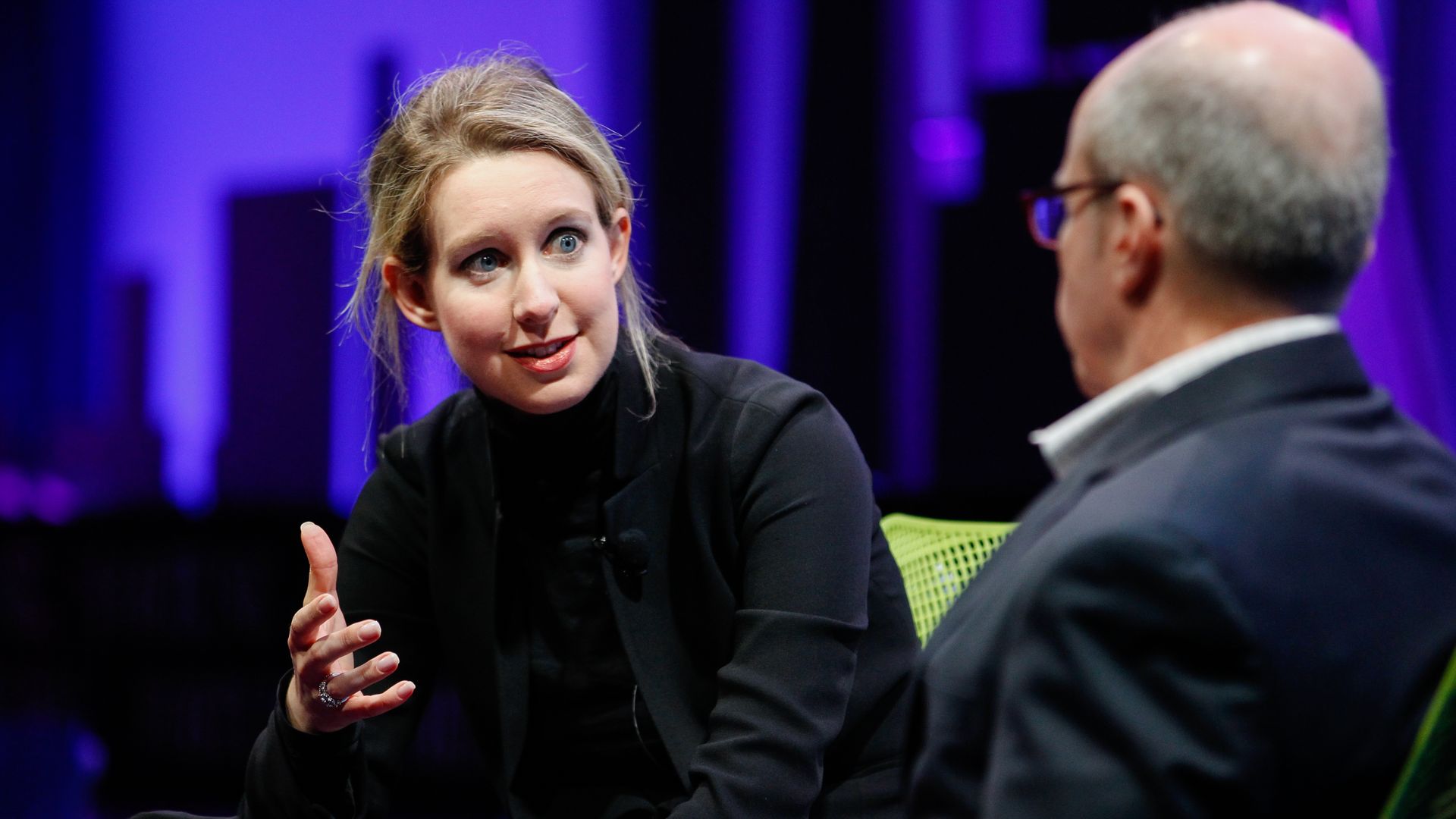 Elizabeth Holmes, pitching