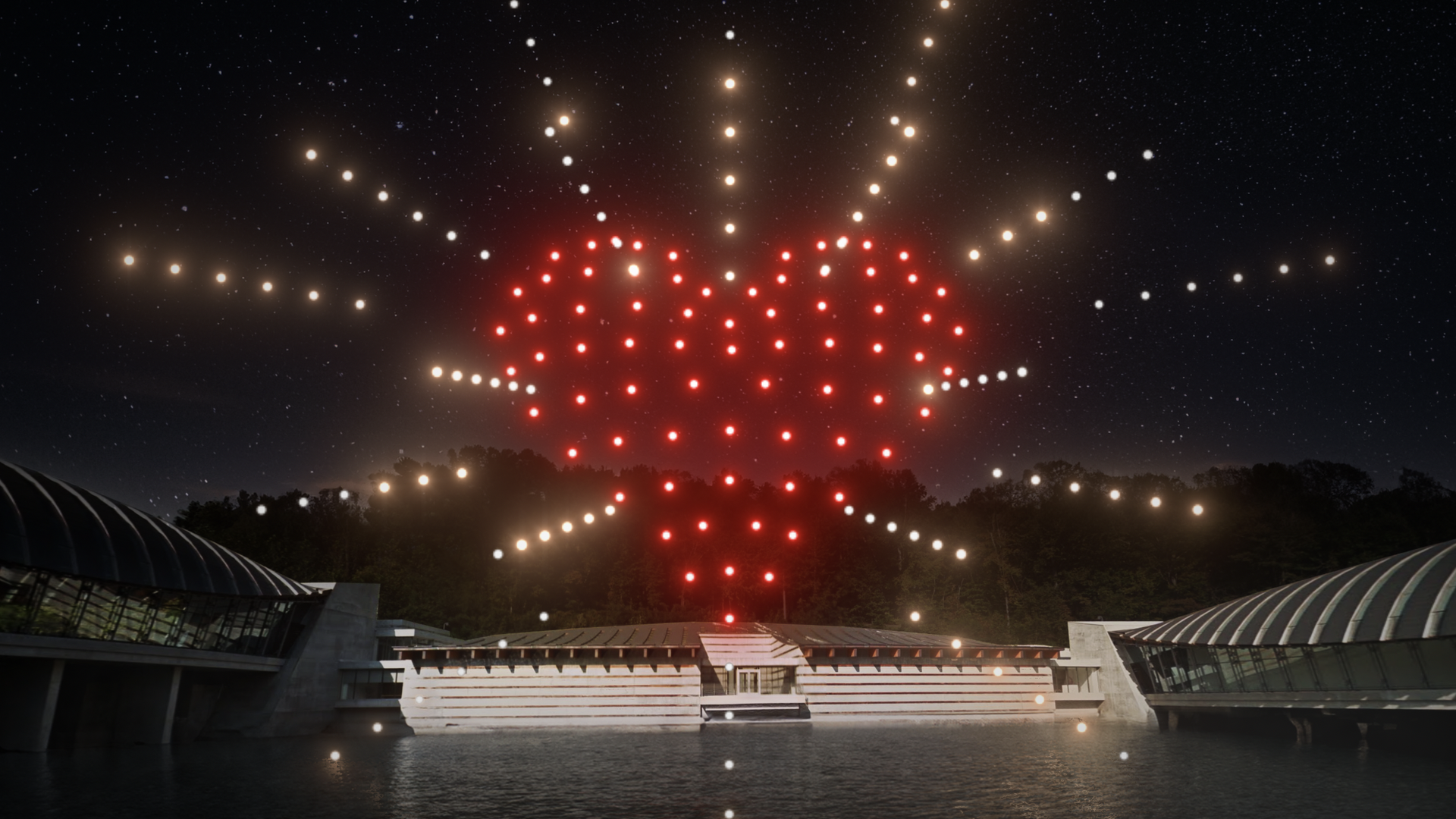 photo of art exhibit