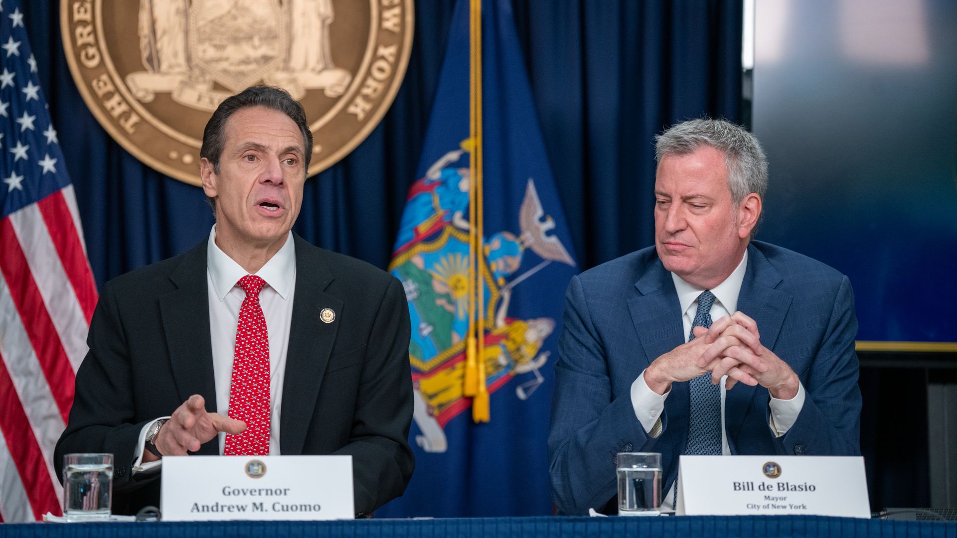 Cuomo and De Blasio