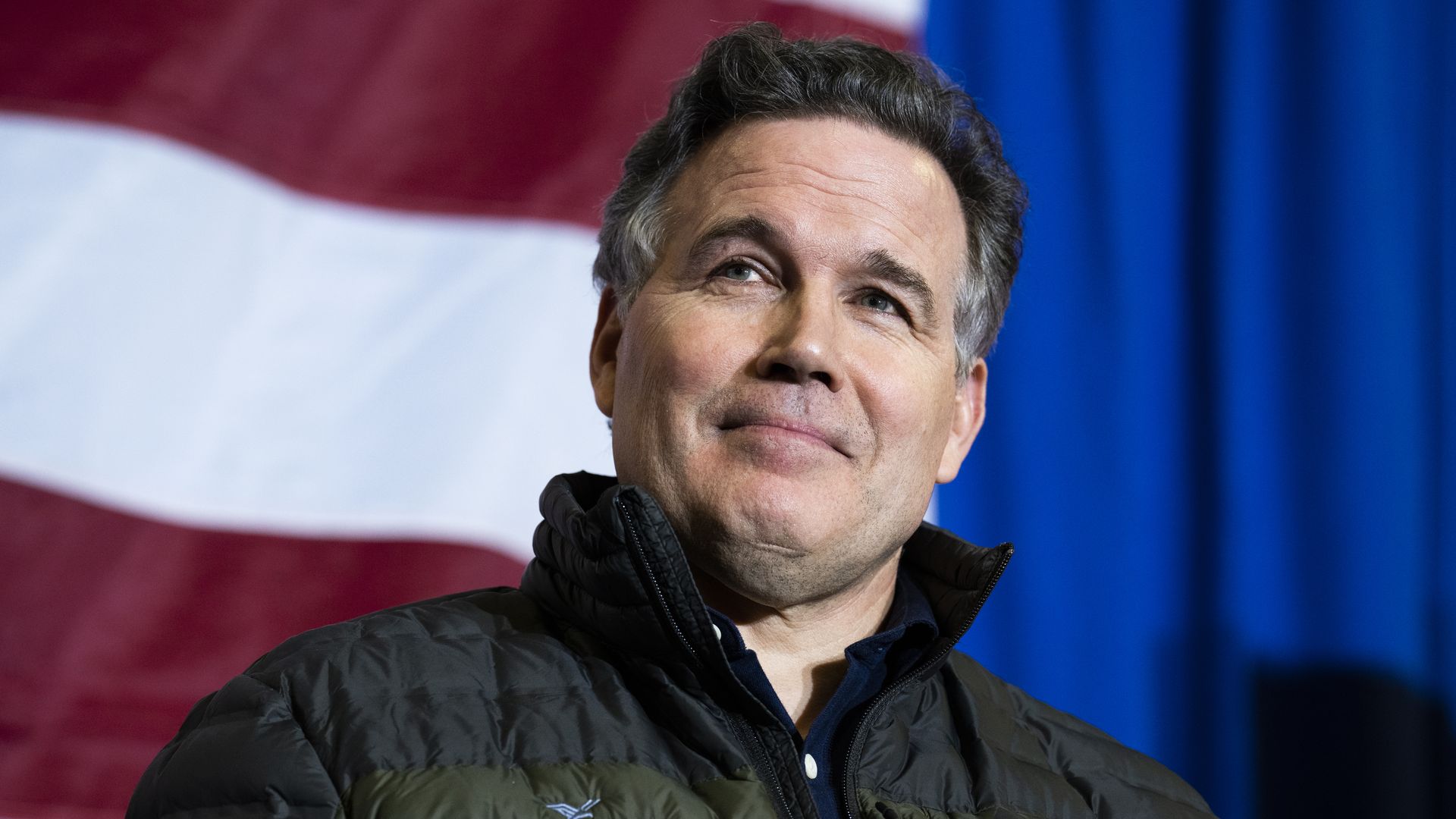 Dave McCormick, Republican U.S. Senate candidate from Pennsylvania, conducts a campaign event at Lehigh Valley Sporting Clays in Coplay, Pa., on Tuesday, January 25, 2022.