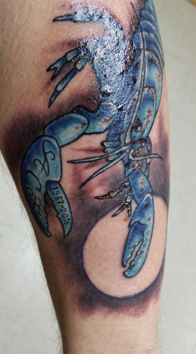 Lobster tattoo