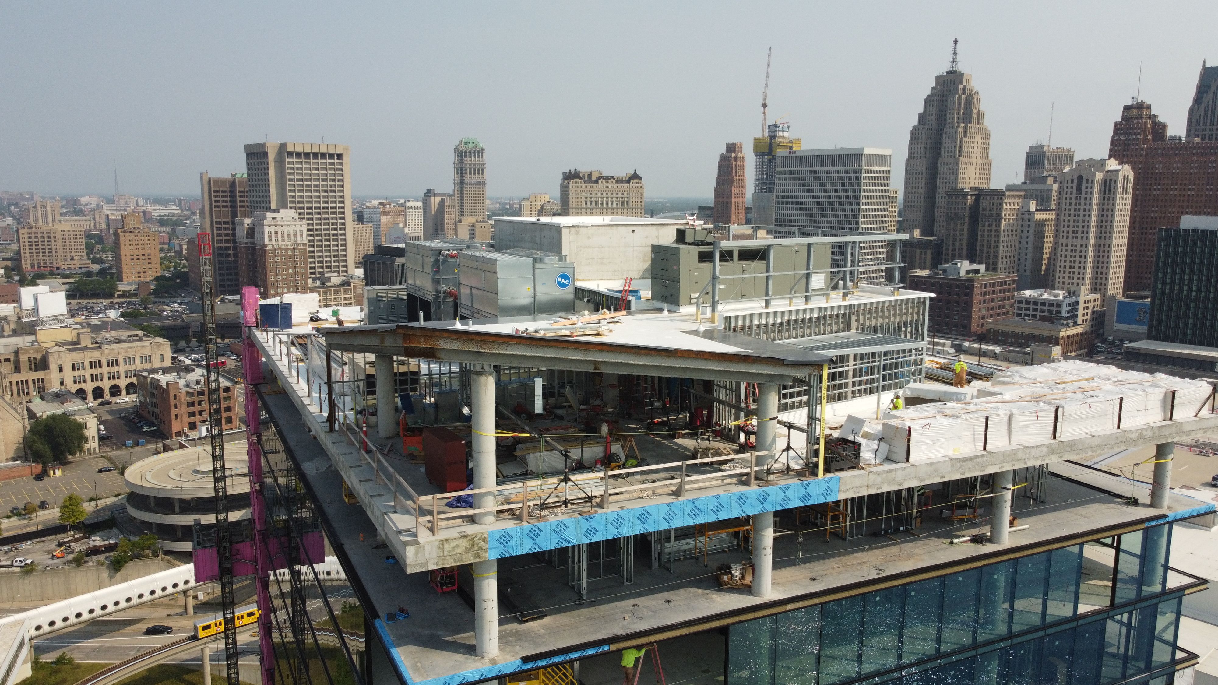 Residences at Water Square near leasing at Joe Louis Arena site