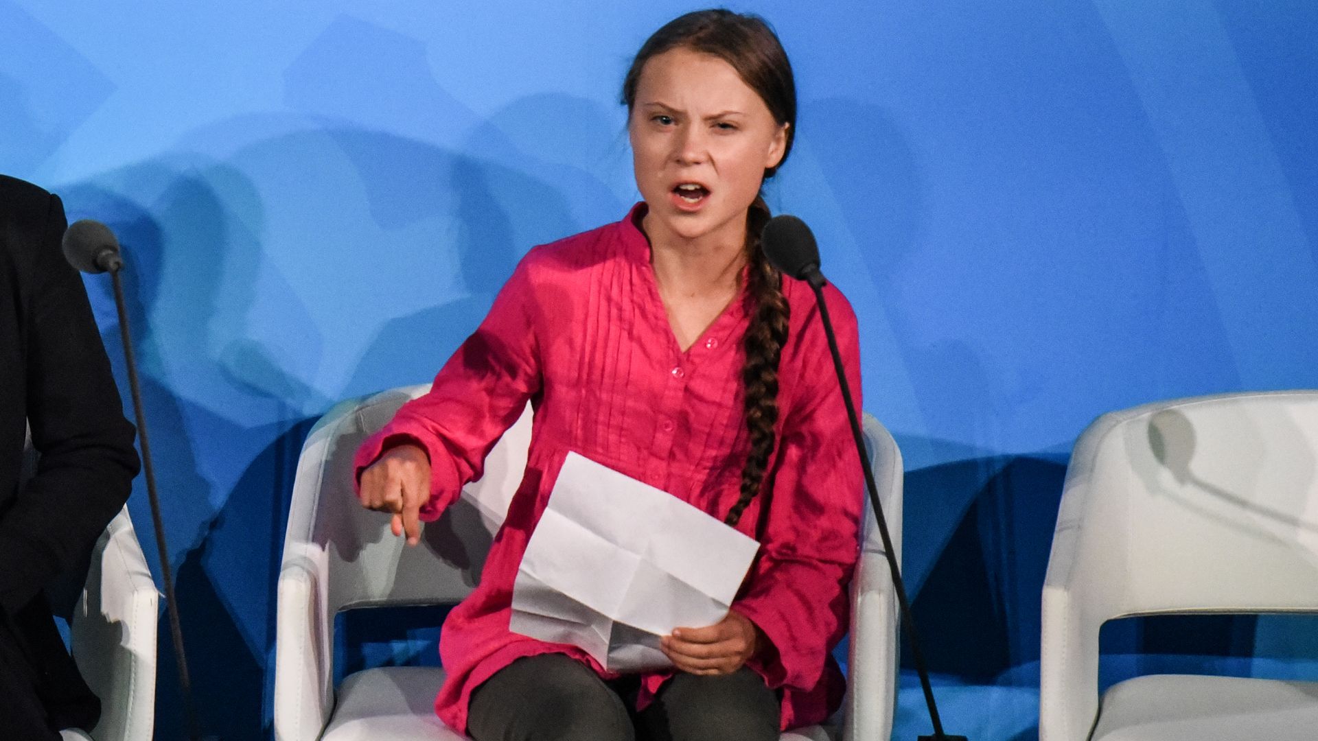 Greta Thunberg.