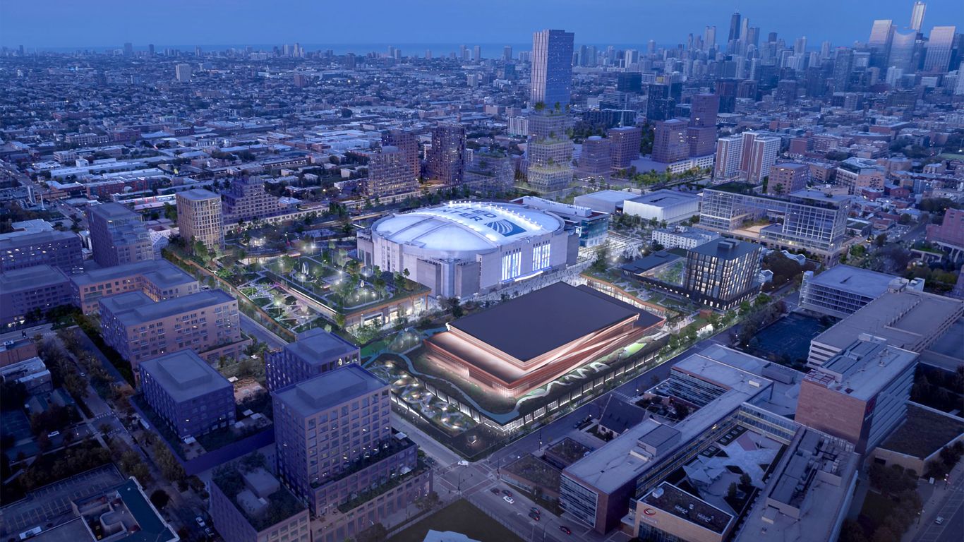 United Center redevelopment renderings released - Axios Chicago