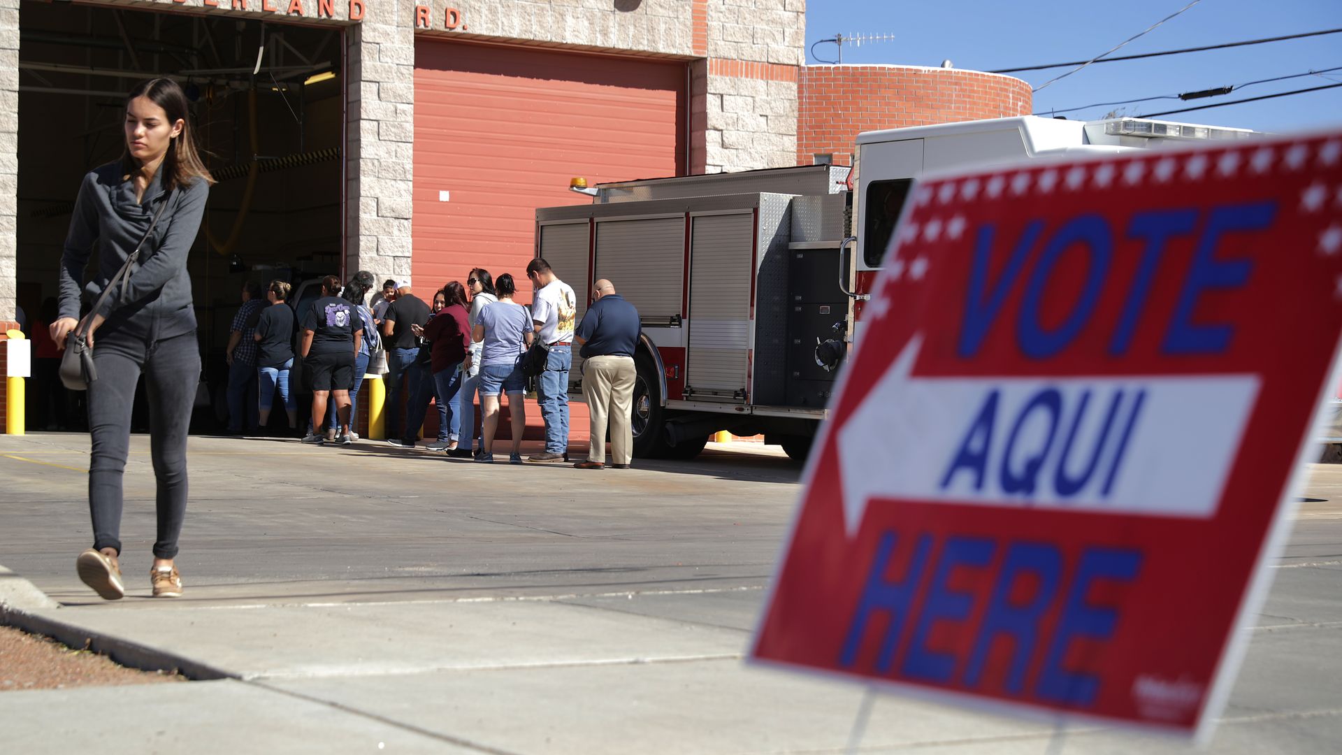 A federal judge has ordered Texas officials to halt the removal of any registered voter from state voter rolls.