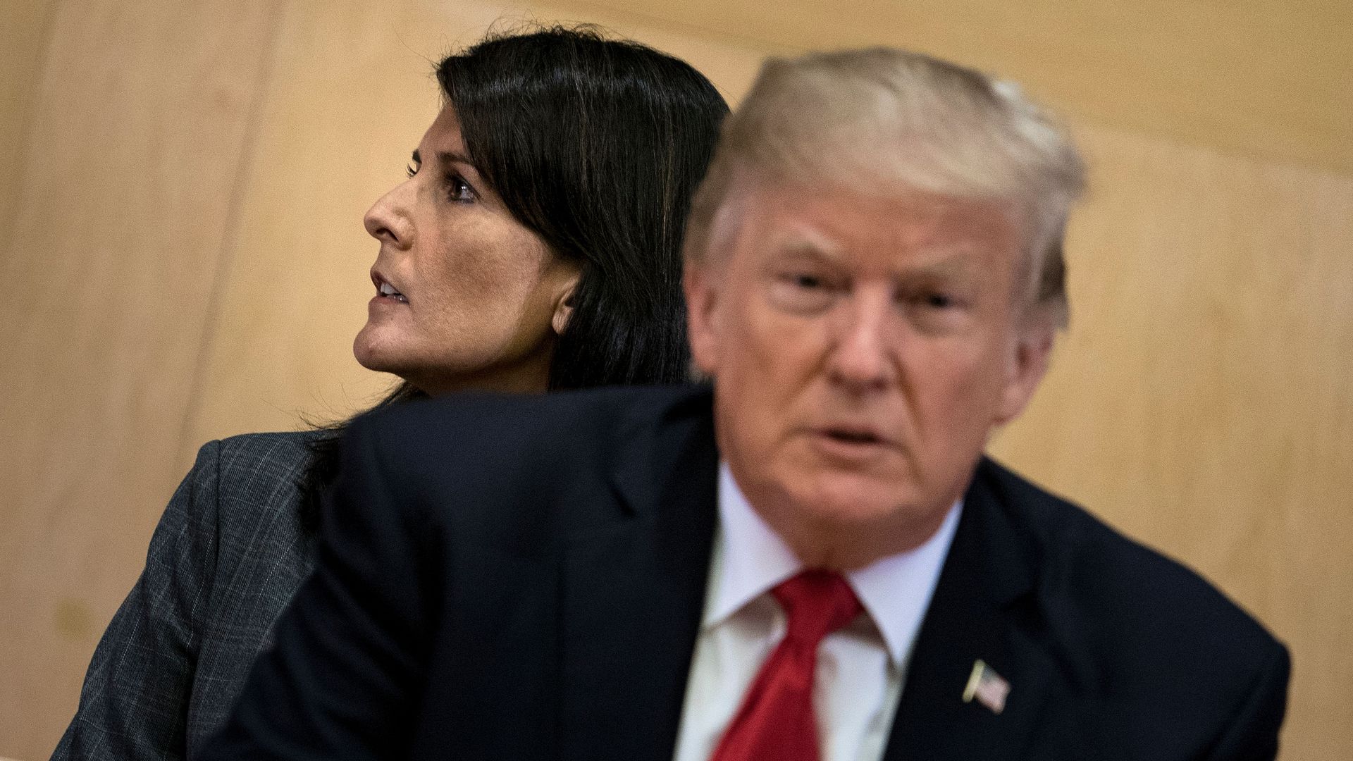 Nikki Haley and President Trump
