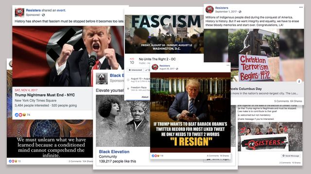 See the posts Facebook pulled due to political misinformation